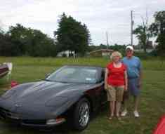 Sharon and Fred with his 2000 Vet